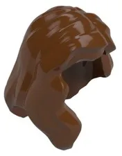 Lego New Part 85974 Reddish Brown Minifigure Hair Mid-Length  Wig D16