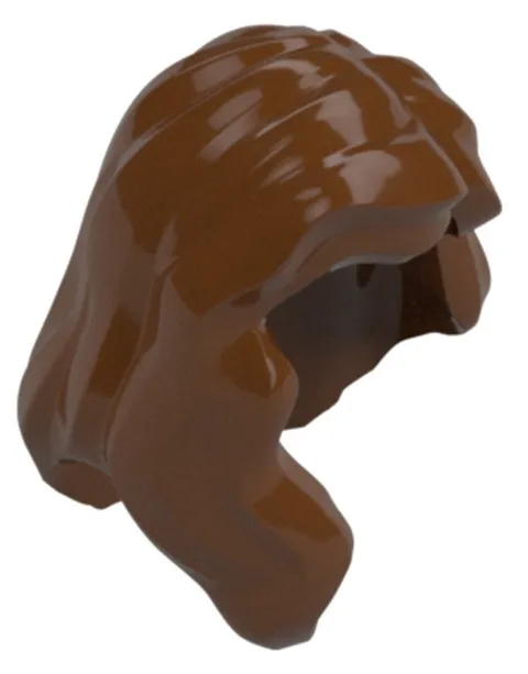 Lego New Part 85974 Reddish Brown Minifigure Hair Mid-Length  Wig D16