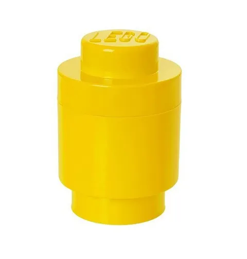 LEGO Round Storage Brick 1, Bright Yellow