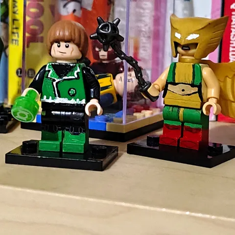 LEGO Custom DC Superheroes Minifigures Guy Gardner and Hawkgirl