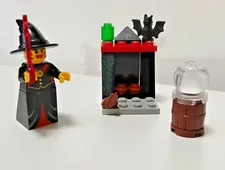 GENUINE LEGO SET 2872 WITCH AND FIREPLACE COMPLETE BUILD NO BOX NO INSTRUCTIONS