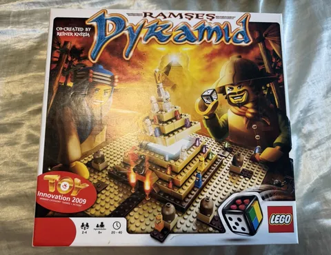 LEGO Games Ramses Pyramid 3843 Board Game w Box Instructions Untested