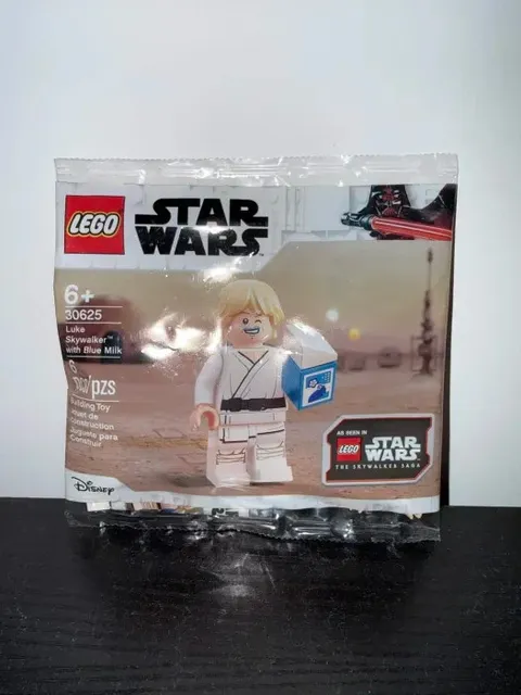 LEGO Star Wars 30625: Luke Skywalker with Blue Milk Polybag Minifigure (Sealed)