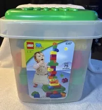 Lego Quatro 5357 Building Blocks  (73/75 Pieces) Discontinued Rare HTF Toddler