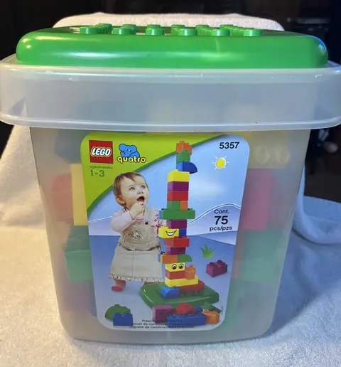 Lego Quatro 5357 Building Blocks  (73/75 Pieces) Discontinued Rare HTF Toddler