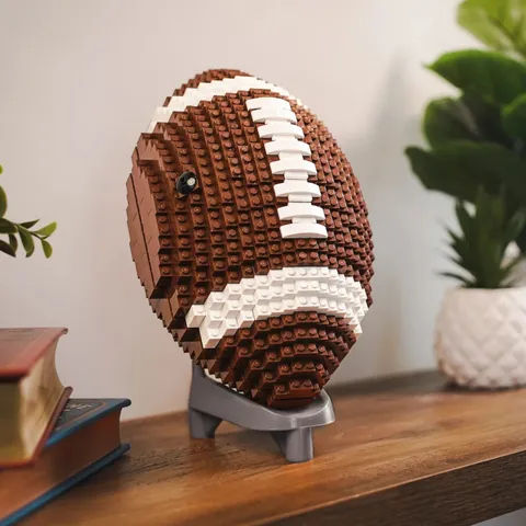 Bricker Builds Life-size American Football