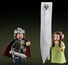 LEGO Lord of the Rings | 11377 KING ARAGORN + ARWEN Minifigures IN HAND
