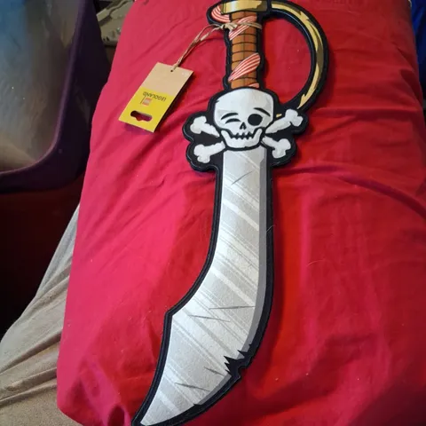 LEGO Pirate Sword EVA Foam Role Play Toy Winking Skull.    M1