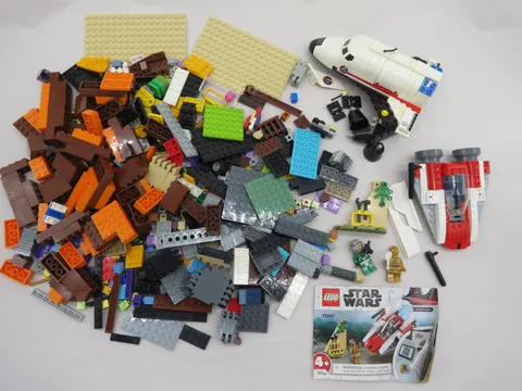Lego Star Wars Parts and different parts Lot- 2.3 Lb  Assorted Pieces As Shown