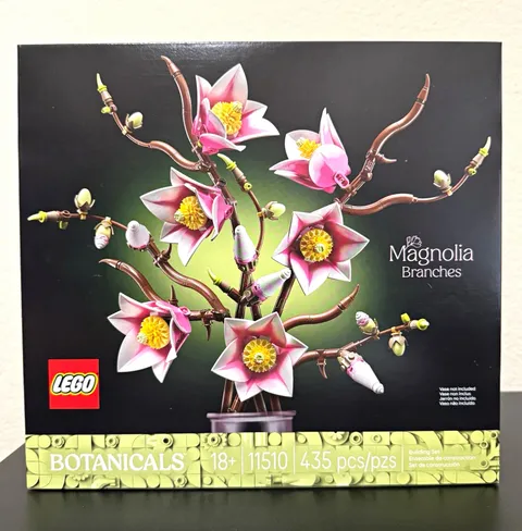 LEGO Botanicals Magnolia Branches 11510 Building Set 435pcs 18+ Box