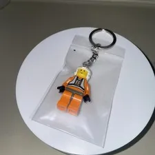 Lego System Star Wars Luke Skywalker Pilot Minifigure Keychain 3914