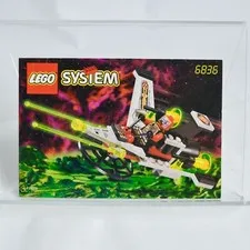 Lego System 6836 V-Wing Fighter Manual Booklet Only