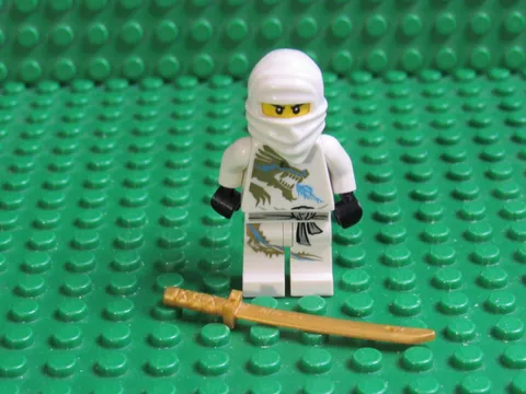 LEGO Ninjago Zane DX Minifigure 2260 Ice Dragon Attack Suit njo0018 AT19