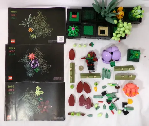 LEGO Botanical Collection 10309 Succulents Set Incomplete