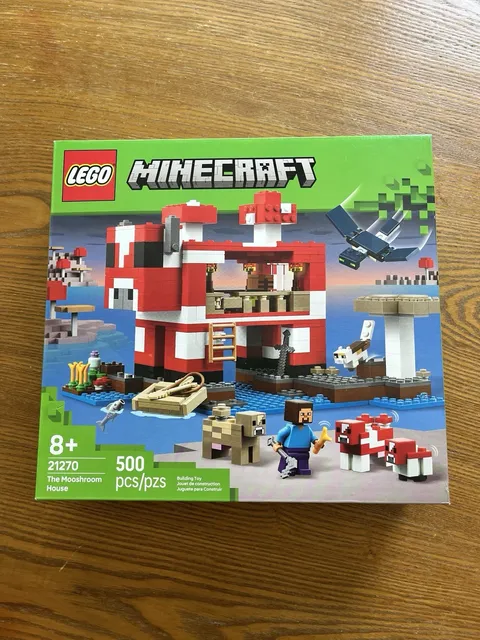 LEGO Minecraft: The Mooshroom House #21270 500 Pcs Sealed New