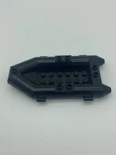 Lego Black Small Rubber Raft Boat For Minifigures Part 30086
