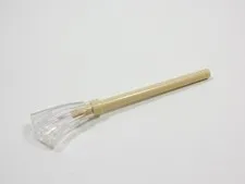LEGO Tan w/ Trans Clear Broom Utensil Accessory Minifig Q7