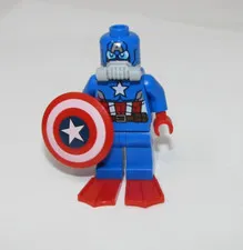 Lego Marvel Comics Super Hero Scuba Captain America Minifigure 76048