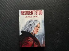 REsident Evil Requim Parody Game Cover Custom printed original  brick 2x3 tile