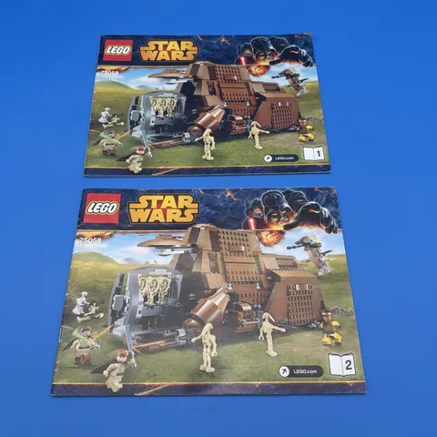 LEGO Star Wars MTT Trade Federation (75058) Instruction Manuals Only