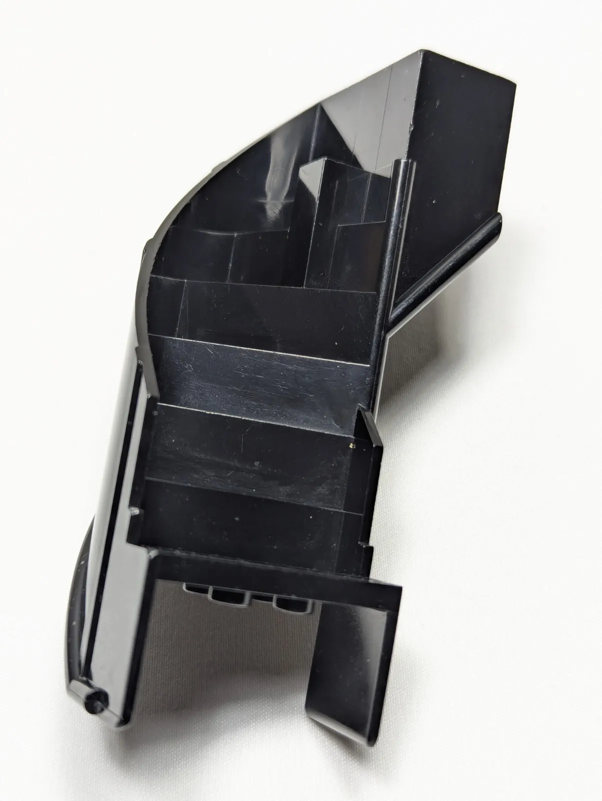 LEGO Black Stairs 2046 Castle Replacement Part 6x6x9 1/3 Curved Enclosed Used