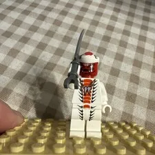 Snappa 9442 9564 White Red Snake Tribe Ninjago LEGO Minifigure Figure