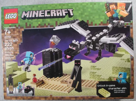 The End Battle #21151 - Sealed LEGO Minecraft - 222 pieces