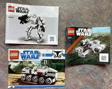 Lot of 3 Lego Star Wars Instruction Manuals 75321 20006 75370 - Free Shipping