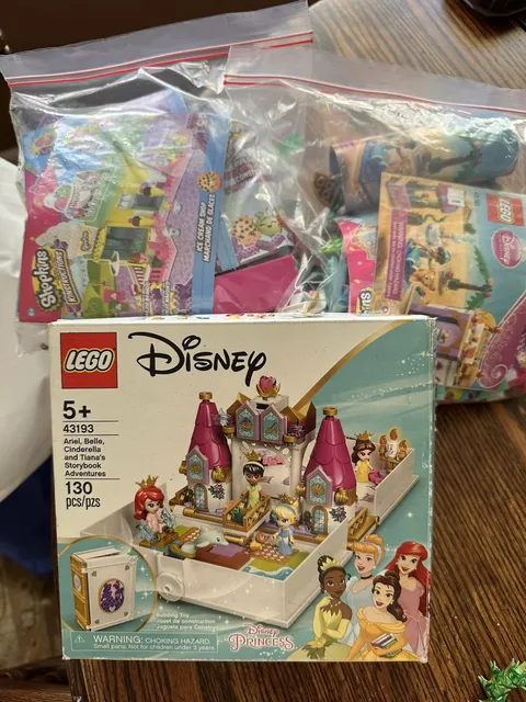 Lego Disney Ariel Belle Cinderella Storybook Adventures 43193 & Huge Loose Lot