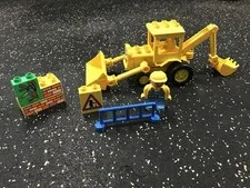 Used LEGO DUPLO Bob the Builder Set – (Scoop) Construction Trucks & Figures