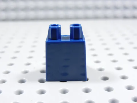 LEGO Dark Blue Plain Blank Skirt Dress Minifig BL