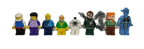 Lego Minifigs Avatar Marvel Minecraft Dreamz Monster Trucks Vintage Lot 8