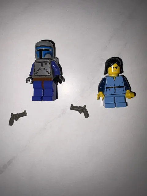 LEGO Star Wars 7153 Jango Fett w/ Balaclava Head and young Boba Fett
