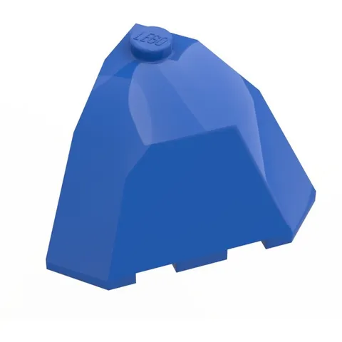 LEGO Blue Wedge 3 x 3 x 2 Facet Top (Slope Corner) inv.631