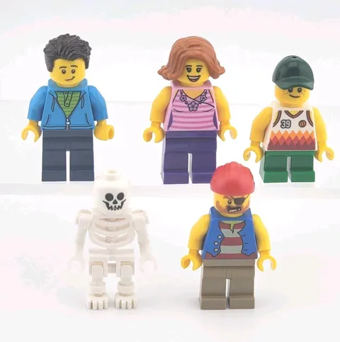 Full 5 Minifigure Set for LEGO Pirate Roller Coaster 31084 