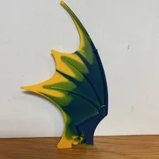 Lego 19x11 Dark Blue Dragon Wing 51342 57004 Marbled Bright Light Orange 7021 