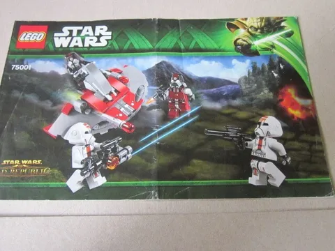 Lego Speed Star Wars Instructions Instruction 75001 Old Republic