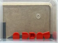 LEGO Parts - Red Tile, Round 1 x 1 Half Circle Extended - No 24246 - QTY 5