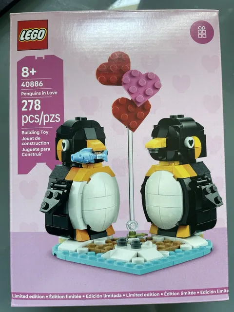 LEGO 40886 Penguins in Love Valentine's Day Limited Edition Set - New, Sealed
