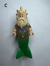 LEGO King Triton Minifigure dis111 43225 Disney Little Mermaid mini figure doll