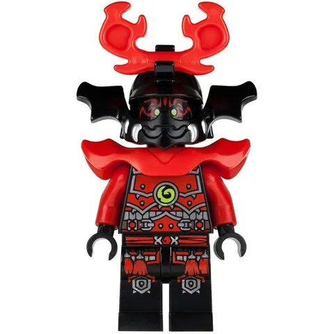 Lego Stone Army Warrior 70503 70501 Red Face The Final Battle Ninjago Minifigure