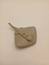 Lego New Dark Tan Manta Ray Stingray with Two Studs with Eyes Sea Life Animal