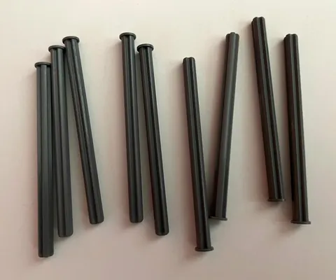 LEGO DARK GRAY TECHNIC AXLE 8L w STOP (9 pieces) #87083 Parts Bricks