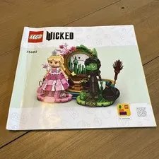 Lego MANUAL ONLY Wicked Elphaba & Glinda Figures #75682