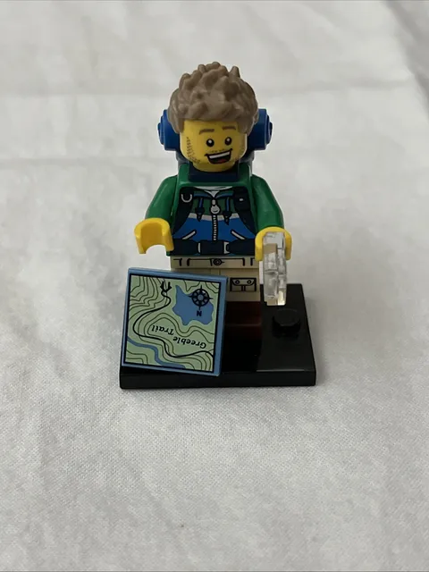 LEGO Hiker backpacker complete compass map Collectible Series 16 minifigure CMF