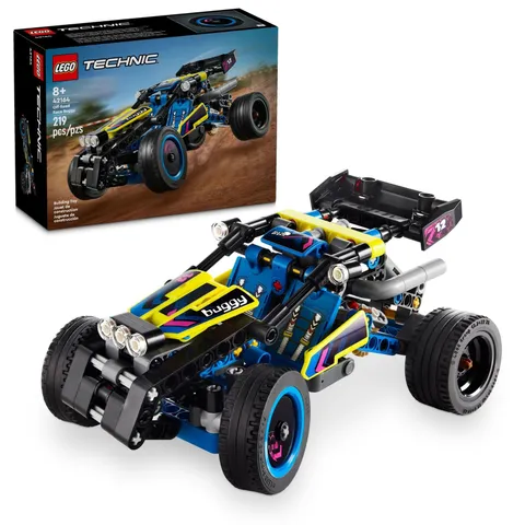 LEGO Technic Off-Road Race Buggy Toy Car - Building Set for Boys & Multicolor