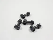 LEGO Lot of 4 Dark Pearl Gray Dual Hilts Weapon Minifig I12