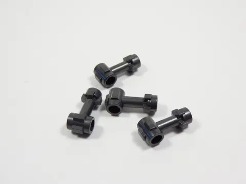 LEGO Lot of 4 Dark Pearl Gray Dual Hilts Weapon Minifig I12