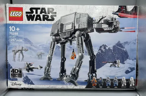 LEGO Retired Star Wars AT-AT 75288 40th Anniversary Bent Corner Damaged Box