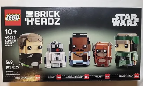 Lego Star Wars 40623 BrickHeadz BATTLE OF ENDOR Heroes NEW Luke R2-D2 Lando Liea